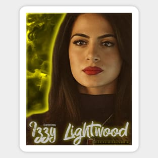 Shadowhunters - Izzy Lightwood - Yellow Smoke Sticker